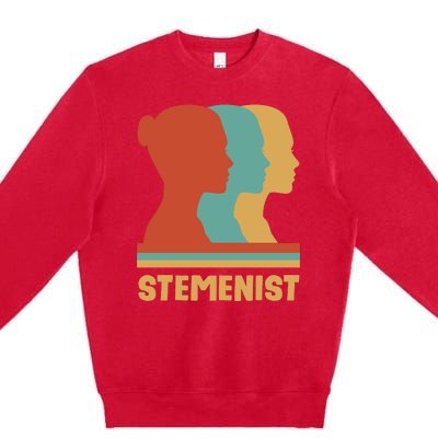 Women In Stem Premium Crewneck Sweatshirt