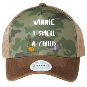 Winnie I Smell A Child Halloween Pregnancy Gift Legacy Tie Dye Trucker Hat