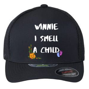 Winnie I Smell A Child Halloween Pregnancy Gift Flexfit Unipanel Trucker Cap