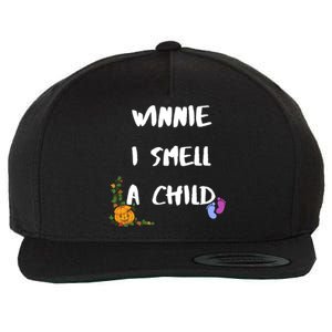 Winnie I Smell A Child Halloween Pregnancy Gift Wool Snapback Cap