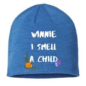 Winnie I Smell A Child Halloween Pregnancy Gift Sustainable Beanie