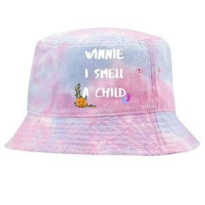 Winnie I Smell A Child Halloween Pregnancy Gift Tie-Dyed Bucket Hat