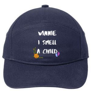 Winnie I Smell A Child Halloween Pregnancy Gift 7-Panel Snapback Hat