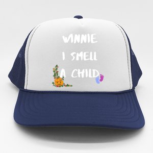 Winnie I Smell A Child Halloween Pregnancy Gift Trucker Hat