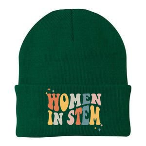 Women In Stem Steminist Science Female Engineer Tech Knit Cap Winter Beanie