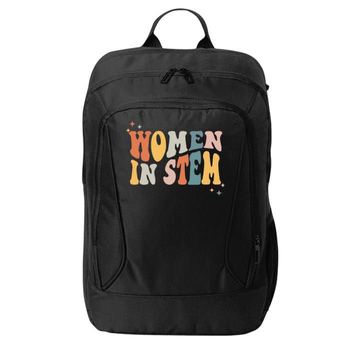 Women In Stem Steminist Science Female Engineer Tech City Backpack