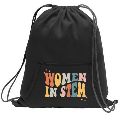 Women In Stem Steminist Science Female Engineer Tech Sweatshirt Cinch Pack Bag