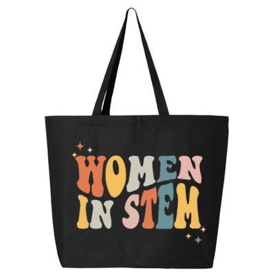 Women In Stem Steminist Science Female Engineer Tech 25L Jumbo Tote