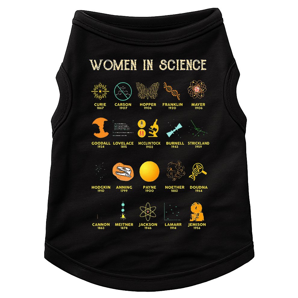 Women In Science Doggie Tank