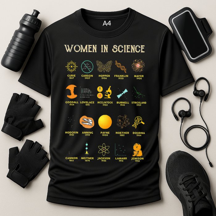 Women In Science Cooling Performance Crew T-Shirt