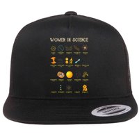 Women In Science Flat Bill Trucker Hat