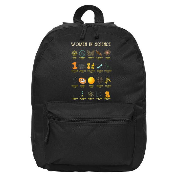Women In Science 16 in Basic Backpack