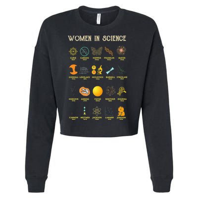 Women In Science Cropped Pullover Crew
