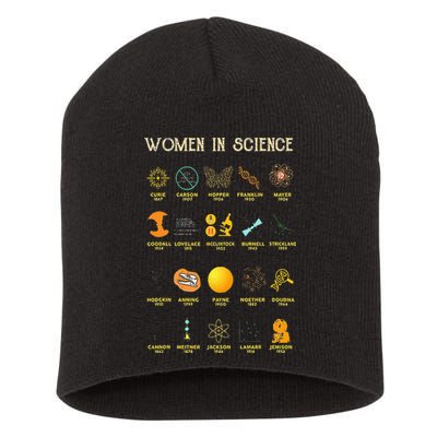 Women In Science Short Acrylic Beanie