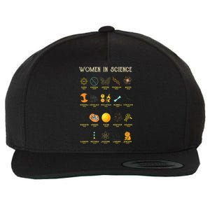 Women In Science Wool Snapback Cap