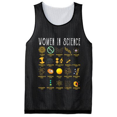 Women In Science Mesh Reversible Basketball Jersey Tank