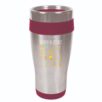 Women In Science 16oz Travel Tumbler