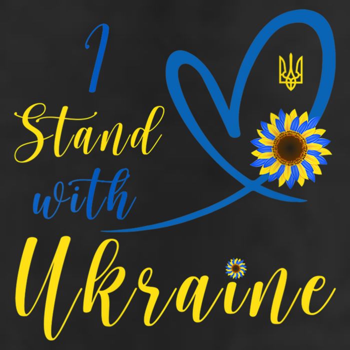 Wo I Stand With Ukraine Heart Sunflower Flag Symbol Gift 7 Panel Mesh Trucker Snapback Hat