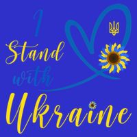 Wo I Stand With Ukraine Heart Sunflower Flag Symbol Gift Toddler T-Shirt