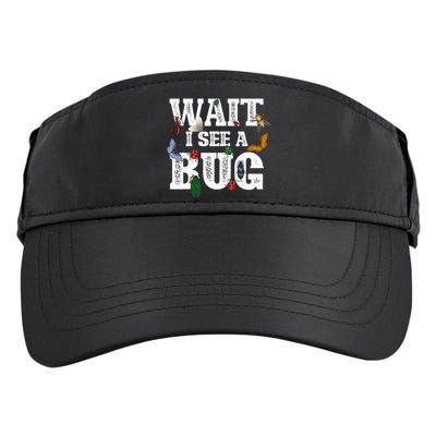 Wait I See A Bug Entomology Insect Collector Entomologist Adult Drive Performance Visor