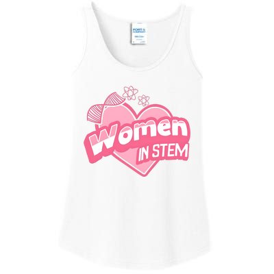 Women In Stem For Science Teacher Ladies Essential Tank