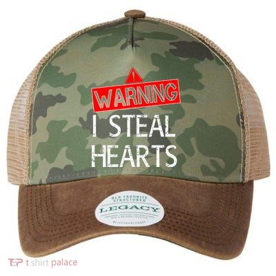 Warning I Steal Hearts Legacy Tie Dye Trucker Hat