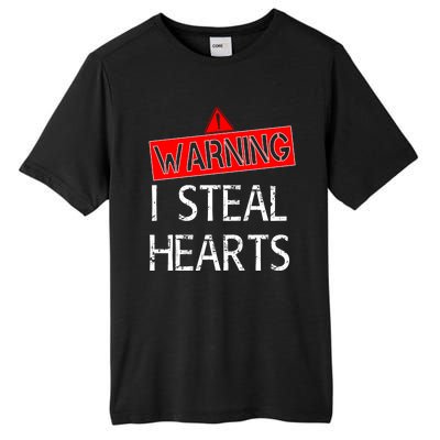 Warning I Steal Hearts Tall Fusion ChromaSoft Performance T-Shirt