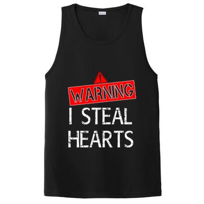 Warning I Steal Hearts PosiCharge Competitor Tank