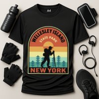 Wellesley Island State Park New York Retro Hiking Cooling Performance Crew T-Shirt