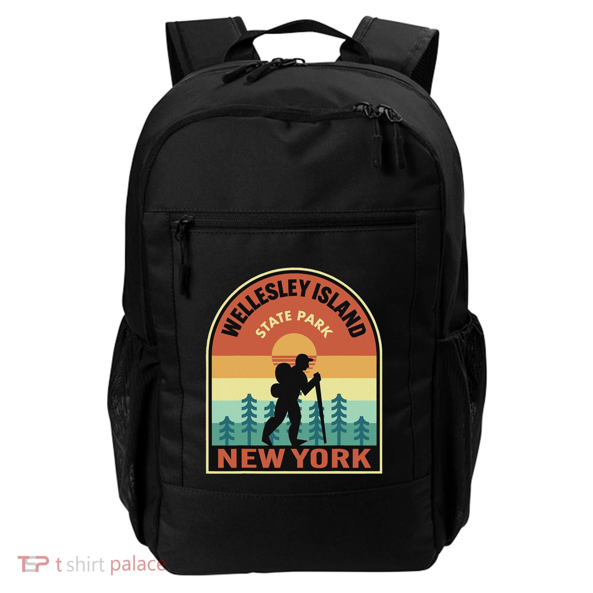 Wellesley Island State Park New York Retro Hiking Backpack