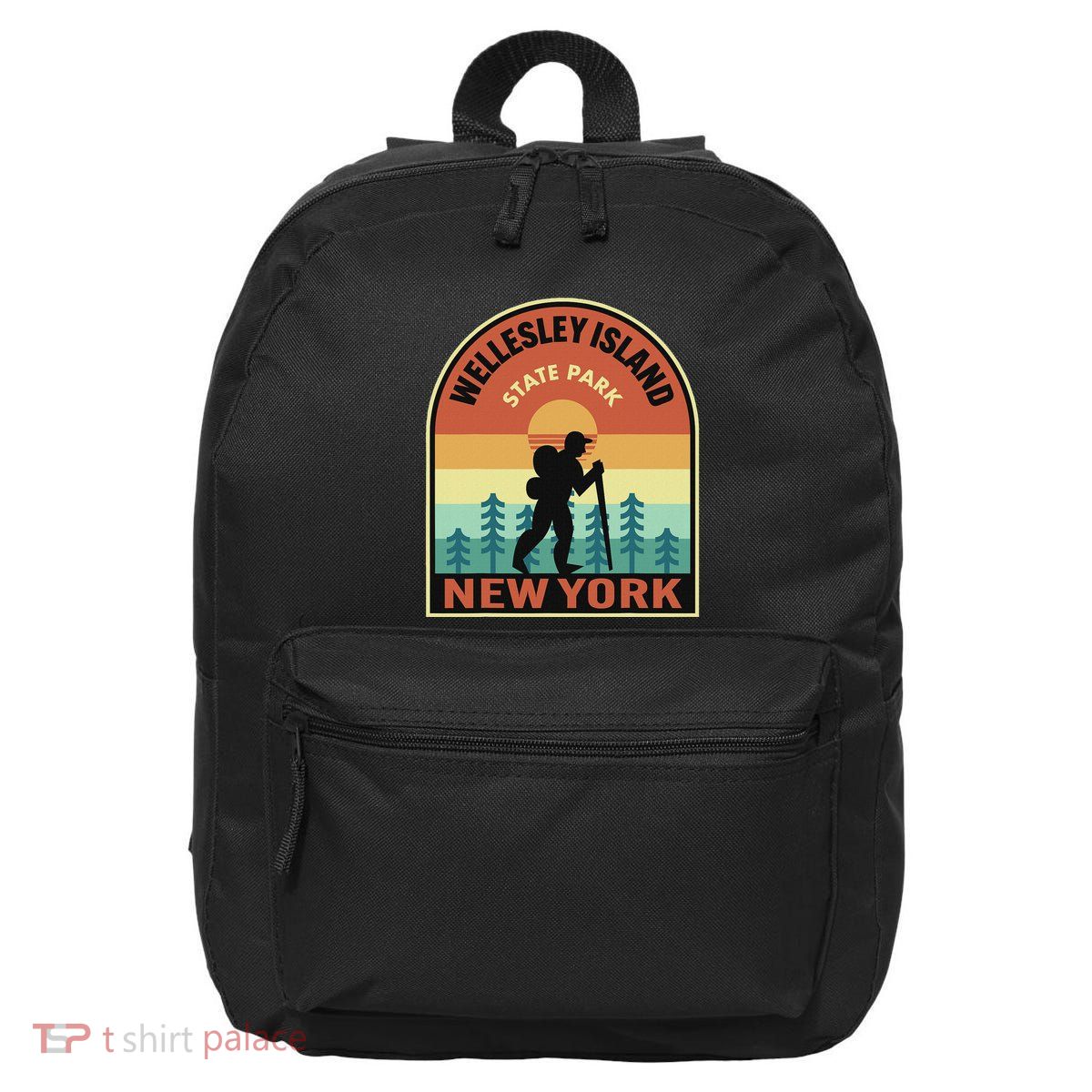 Wellesley Island State Park New York Retro Hiking 16 in Basic Backpack
