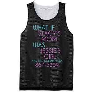 What If Stacy's Mom Was Jessie's Mesh Reversible Basketball Jersey Tank