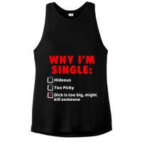 Why IM Single Hideous Too Picky Dick Is Too Big Ladies PosiCharge Tri-Blend Wicking Tank