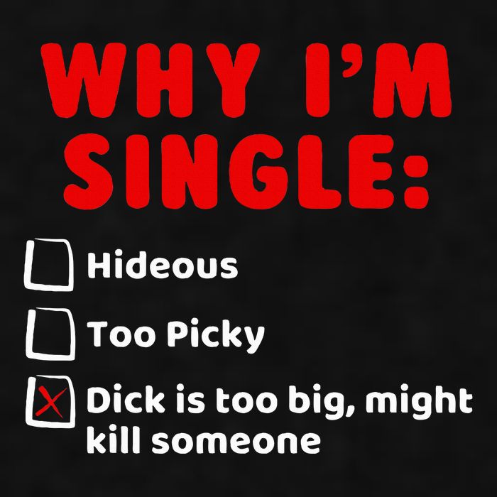Why IM Single Hideous Too Picky Dick Is Too Big Ladies PosiCharge Tri-Blend Wicking Tank