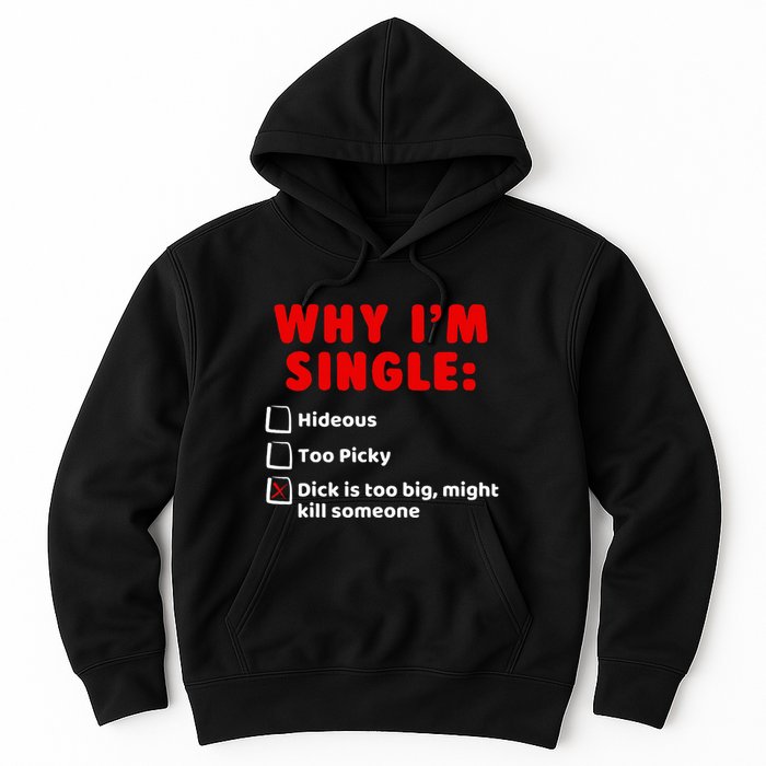 Why IM Single Hideous Too Picky Dick Is Too Big Hoodie