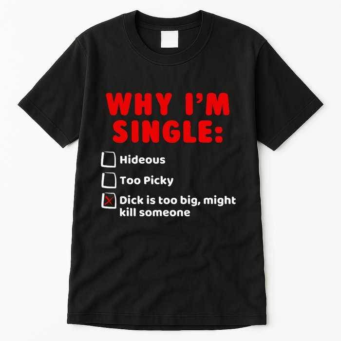 Why IM Single Hideous Too Picky Dick Is Too Big Tall T-Shirt