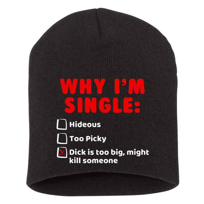 Why IM Single Hideous Too Picky Dick Is Too Big Short Acrylic Beanie