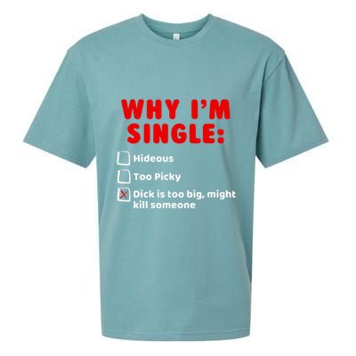 Why IM Single Hideous Too Picky Dick Is Too Big Sueded Cloud Jersey T-Shirt