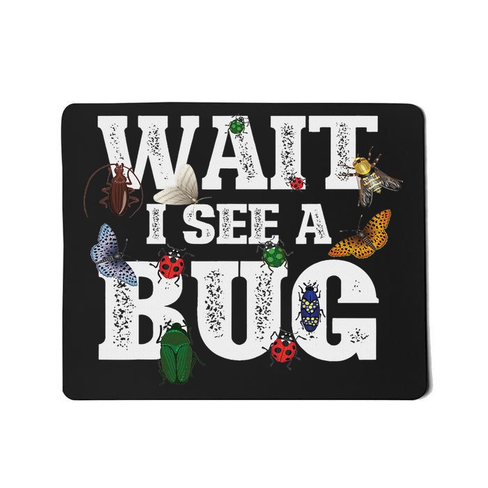 Wait I See A Bug Entomology Insect Collector Entomologist Mousepad