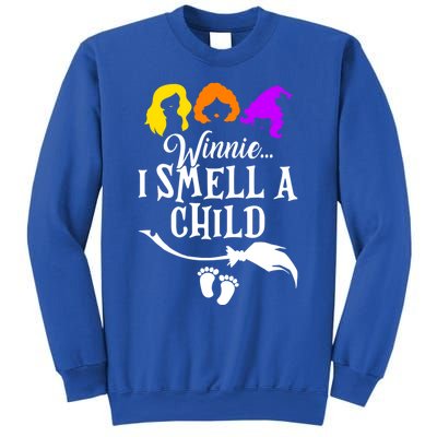 Winnie I Smell A Child Halloween Pregnancy Announcet Mom Funny Gift Sweatshirt