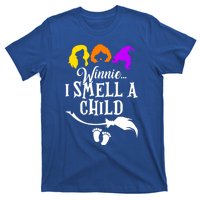 Winnie I Smell A Child Halloween Pregnancy Announcet Mom Funny Gift T-Shirt