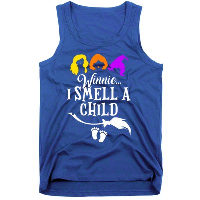 Winnie I Smell A Child Halloween Pregnancy Announcet Mom Funny Gift Tank Top