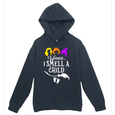 Winnie I Smell A Child Halloween Pregnancy Announcet Mom Funny Gift Urban Pullover Hoodie