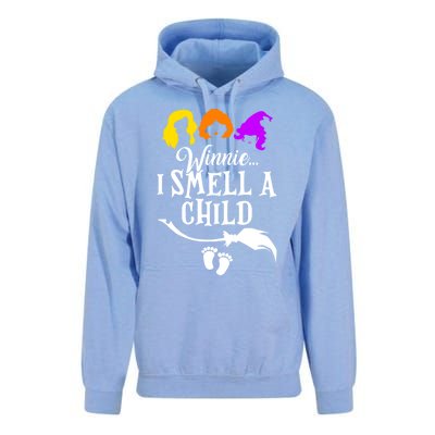 Winnie I Smell A Child Halloween Pregnancy Announcet Mom Funny Gift Unisex Surf Hoodie