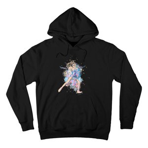 Watercolor Ice Skater Girl | Ice Skating Hoodie