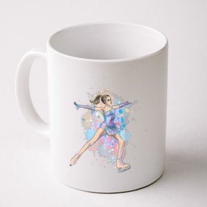 Watercolor Ice Skater Girl | Ice Skating Coffee Mug