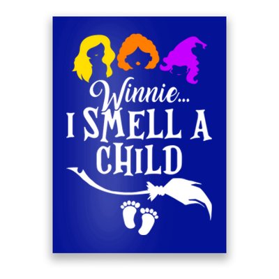 Winnie I Smell A Child Halloween Pregnancy Announcet Mom Gift Poster