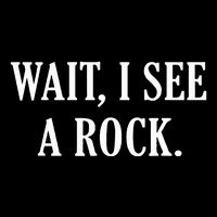 Wait I See A Rock Funny Geology Lover 16 in Basic Backpack