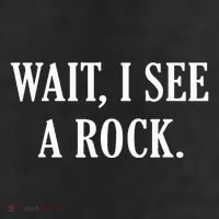 Wait I See A Rock Funny Geology Lover Microfiber Hand Towel