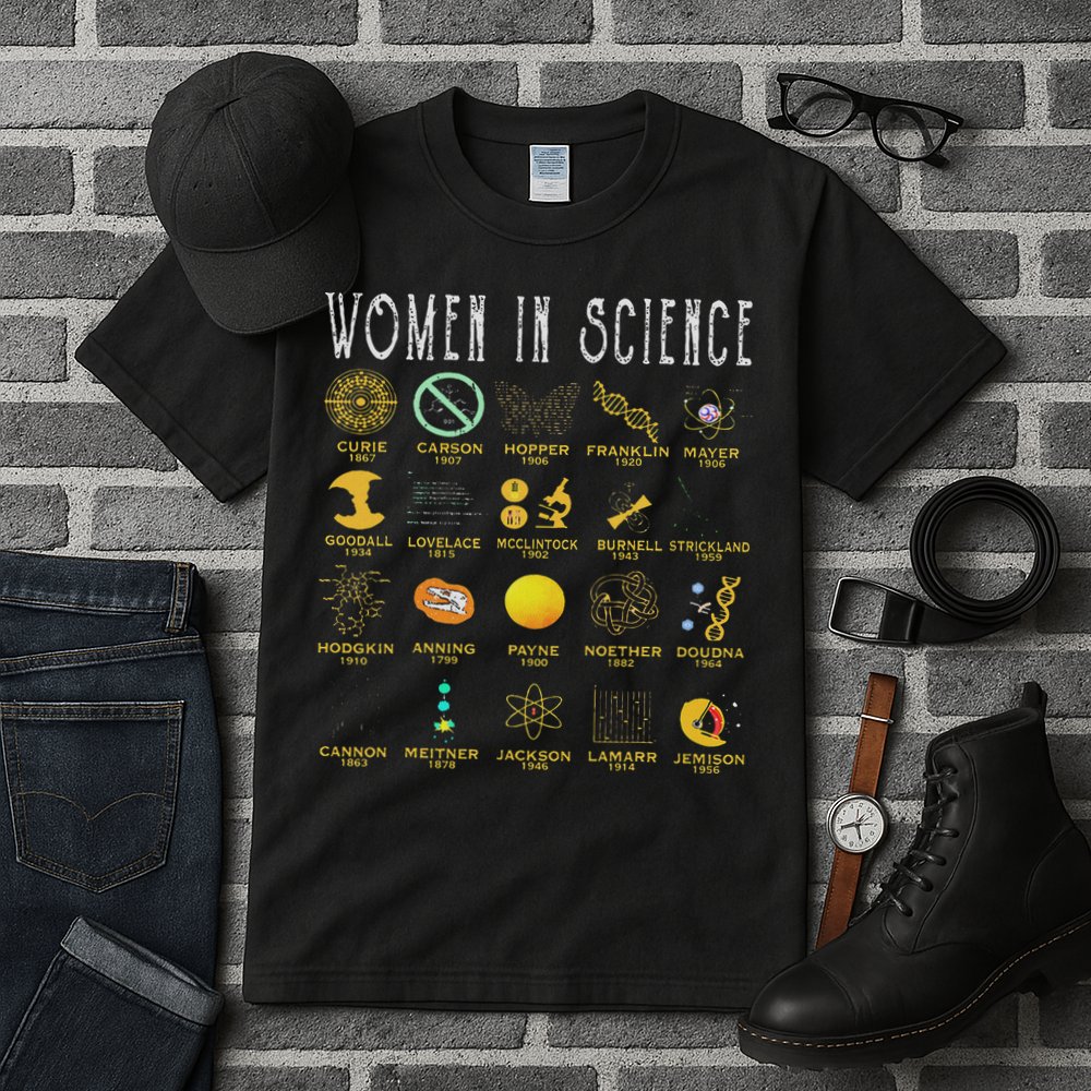 Women In Science Tall T-Shirt